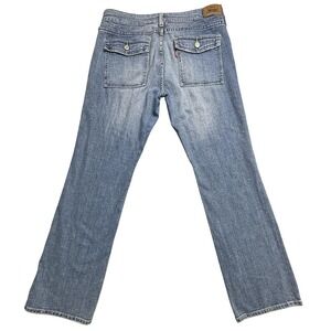 Levis 545 Jeans Womens 8 Medium Blue Denim Bootcut Stretch Flap Pocket 90s Y2K